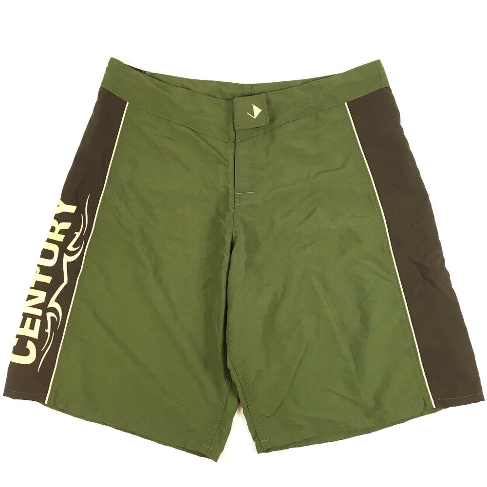 Century Fight Shorts MMA UFC Boxing Green Size 38